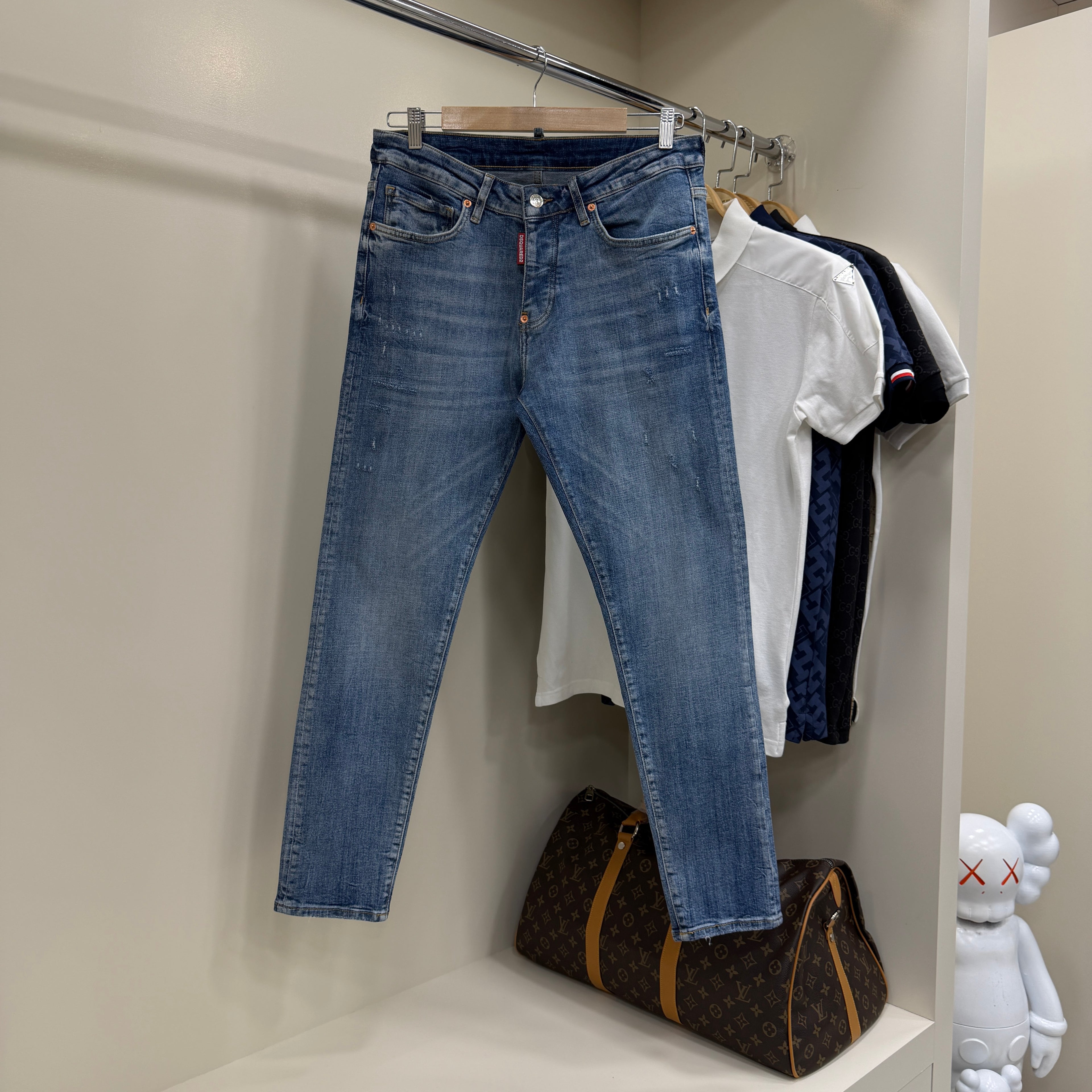 Dsquared Mavi Kot Pantolon