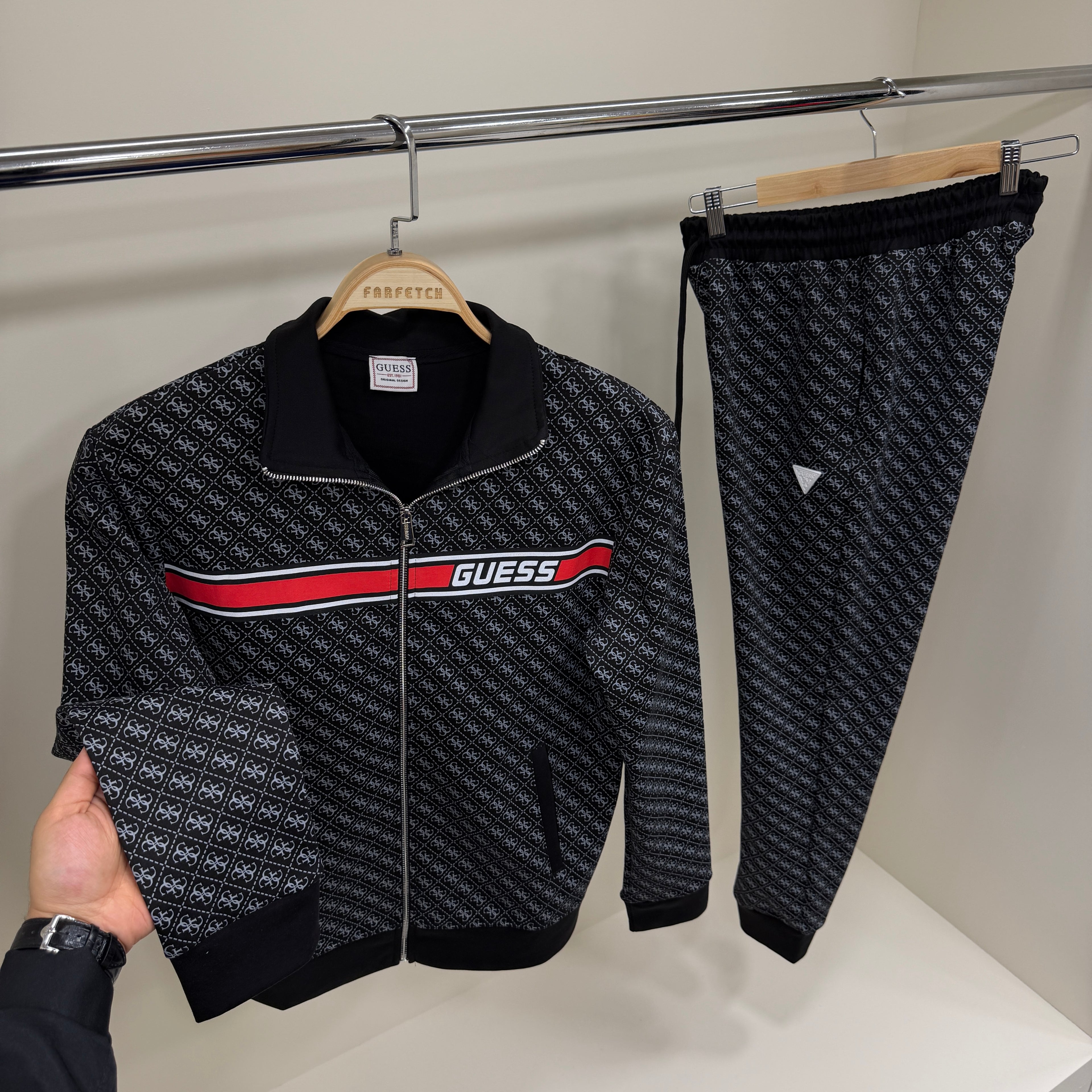 Guess Original Eşofman Takım SİYAH
