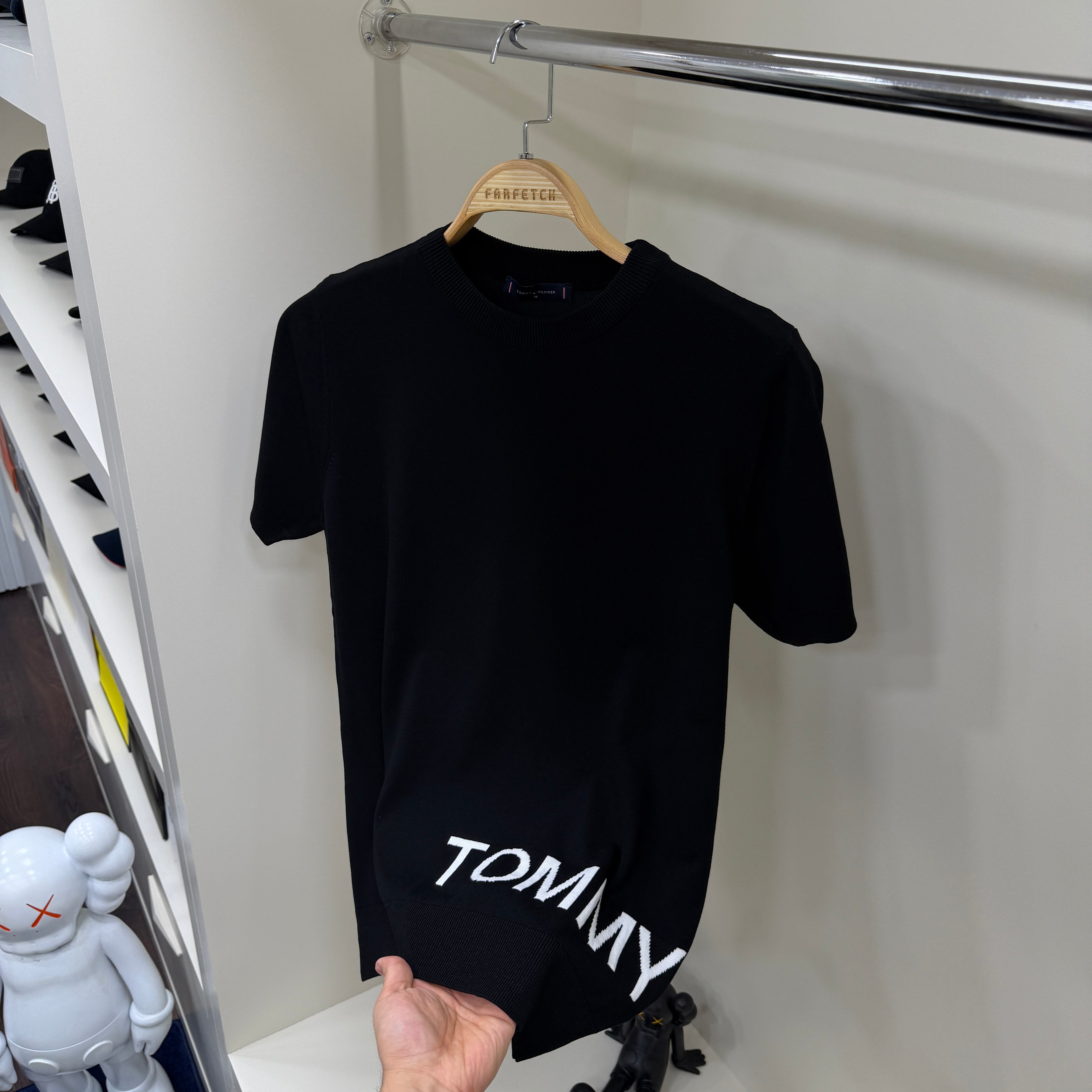 Tommy Hilfiger Siyah  Örme Tshirt