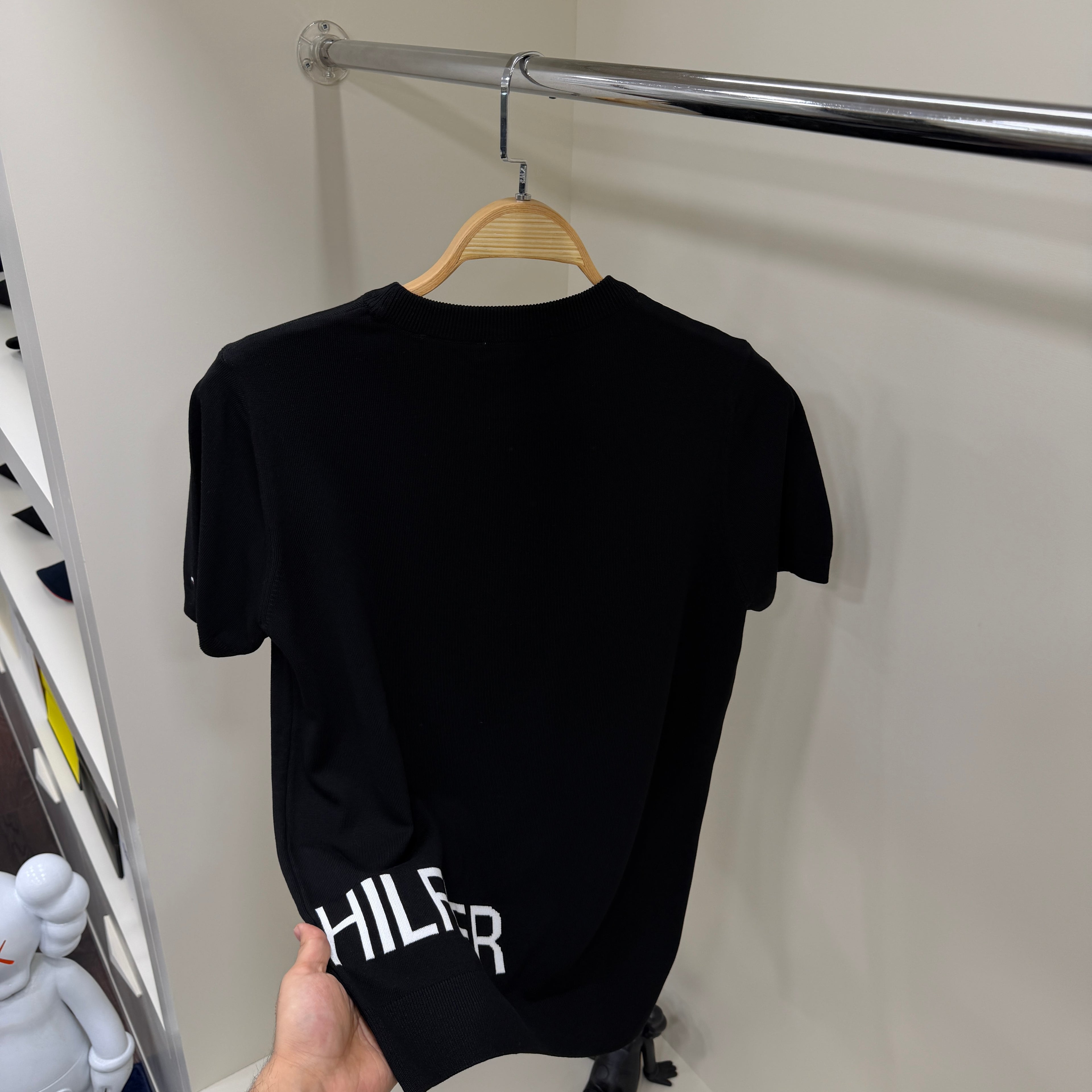 Tommy Hilfiger Siyah  Örme Tshirt