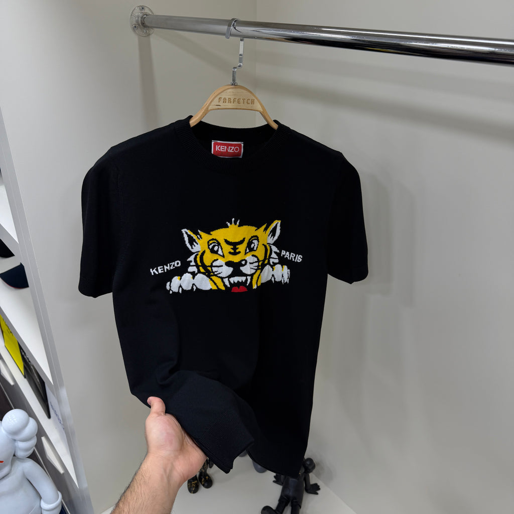 Kenzo Siyah Örme Tshirt