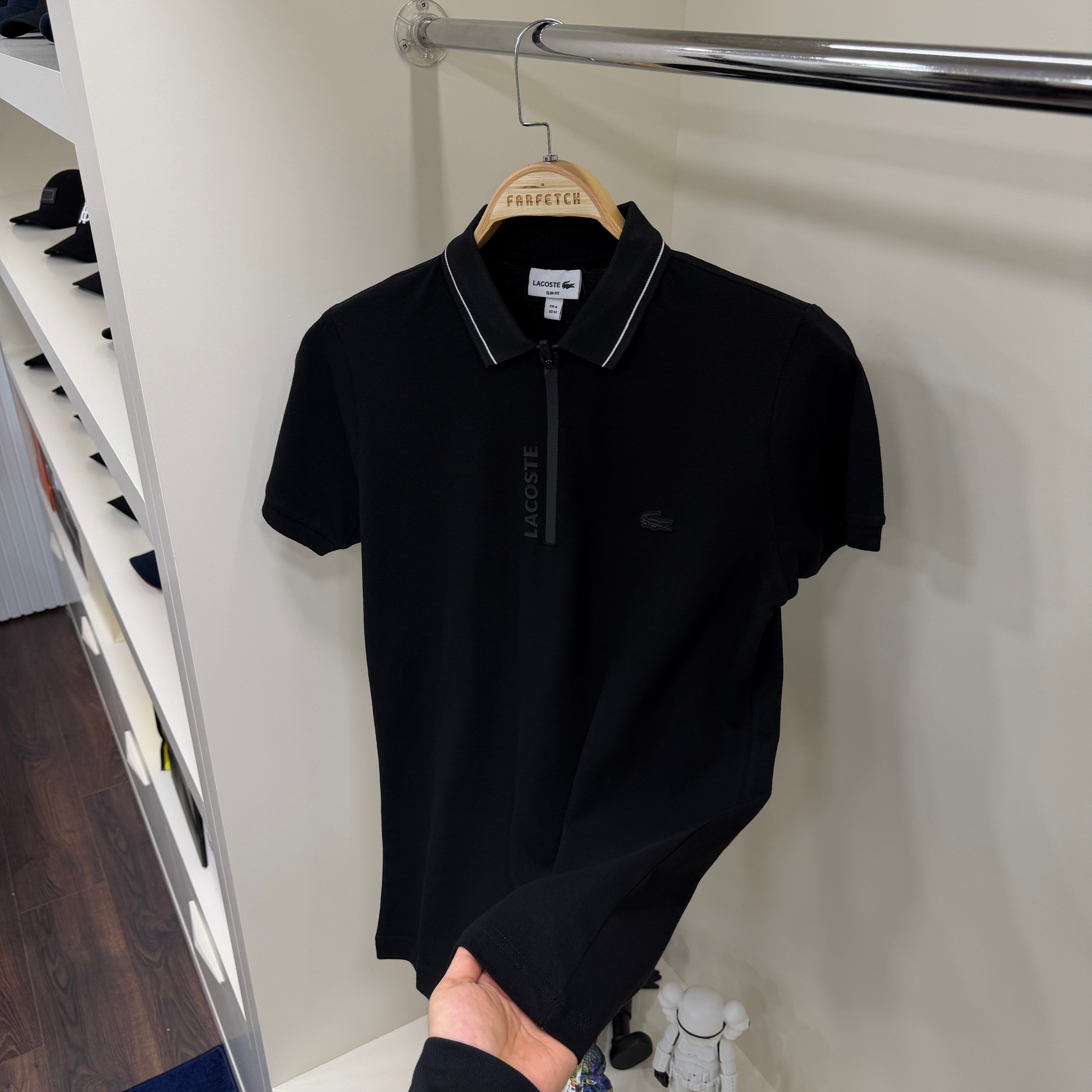 Lacoste  Siyah Polo Yaka Tshirt