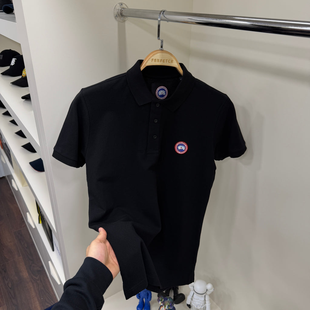 Canada Goose  Siyah Polo Yaka Tshirt