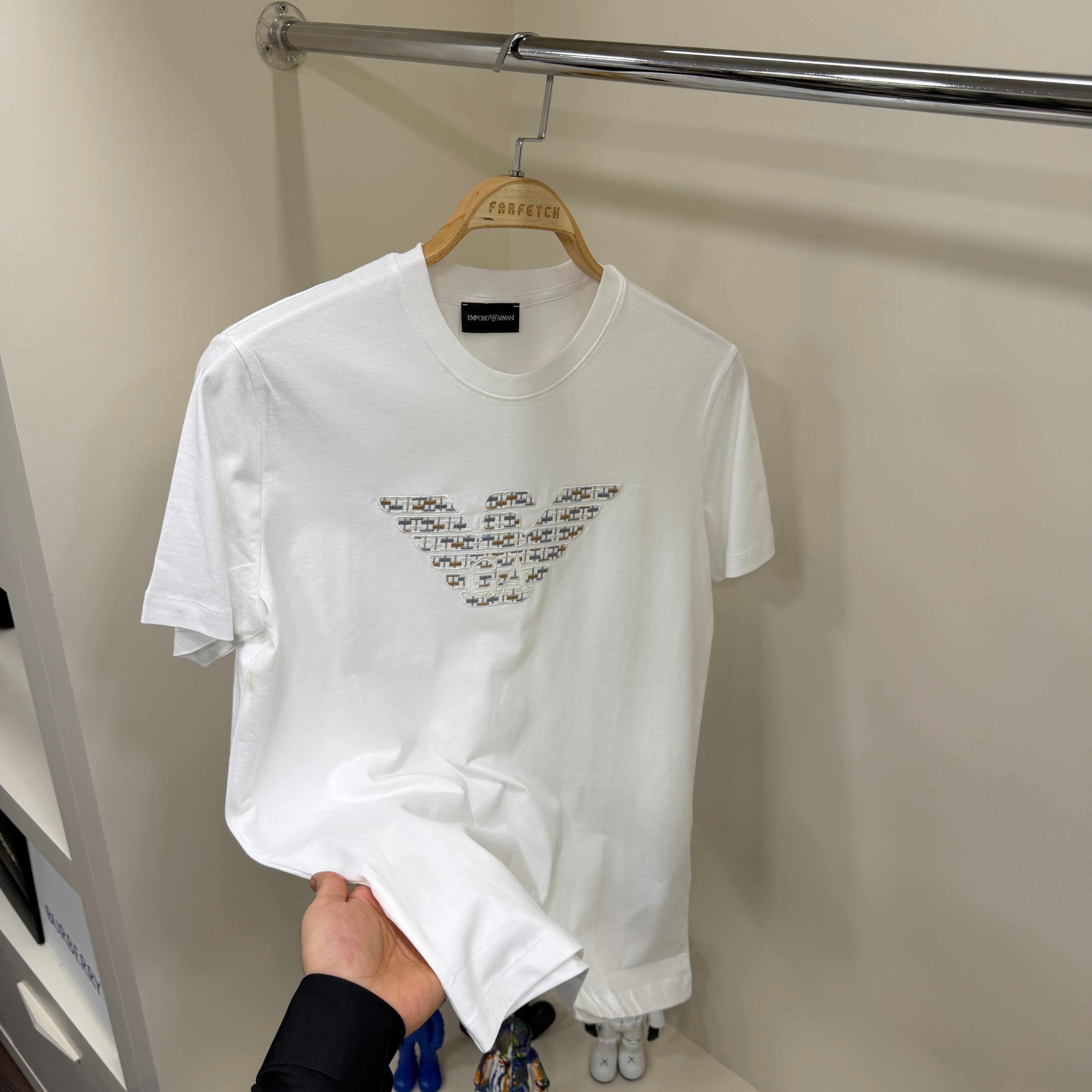 Emporio Armani Beyaz T-Shirt