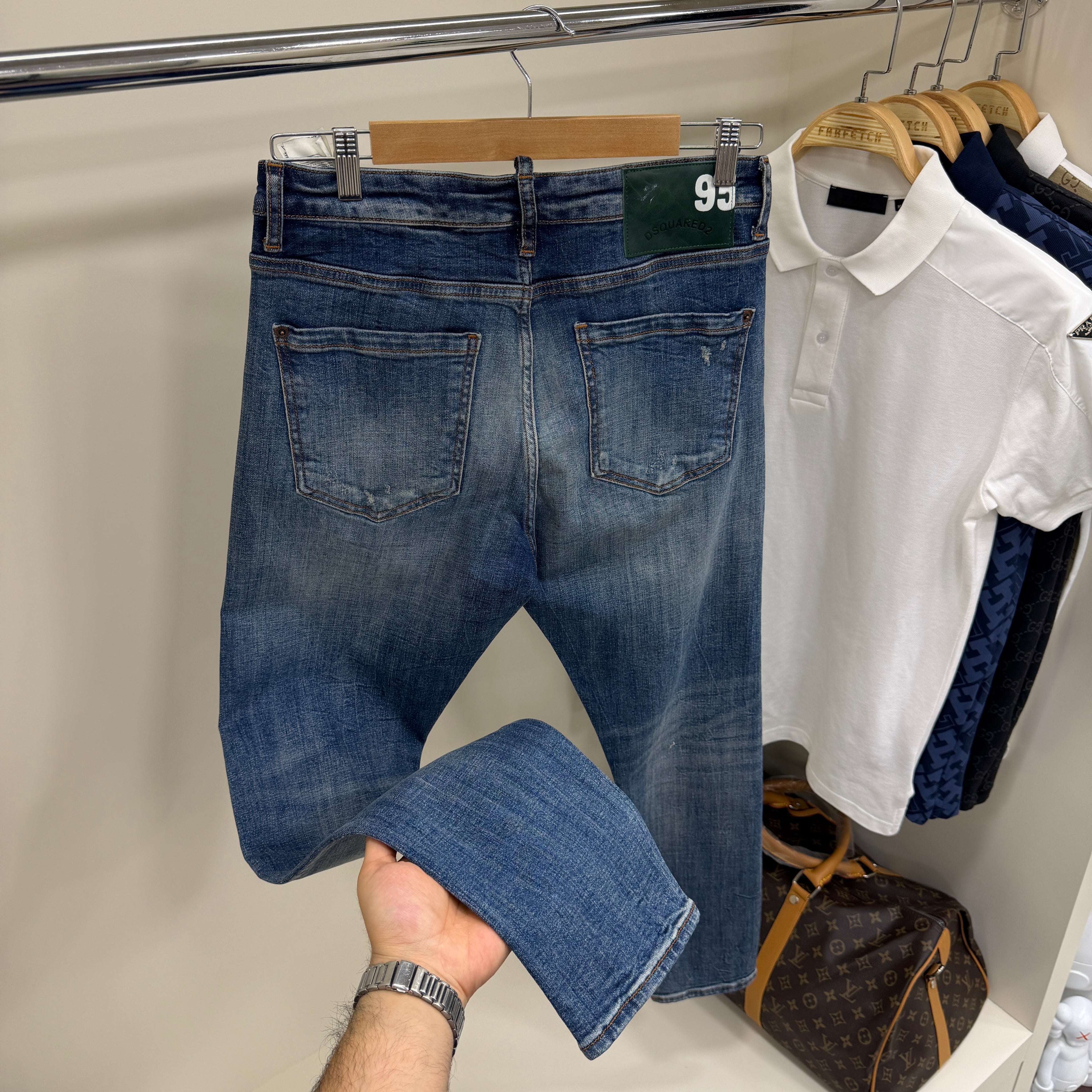 Dsquared Mavi  Kot Pantolon