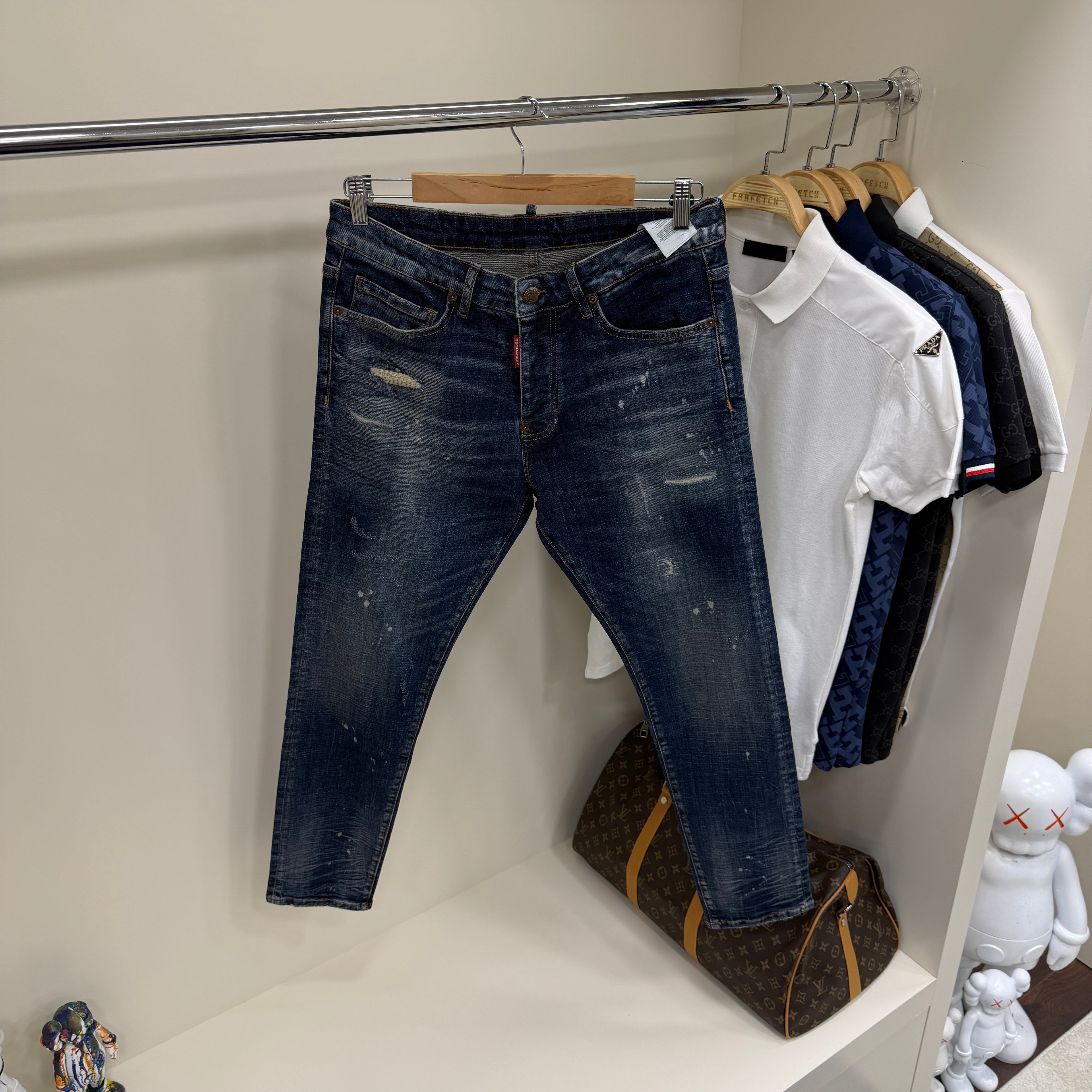 Dsquared Mavi  Kot Pantolon