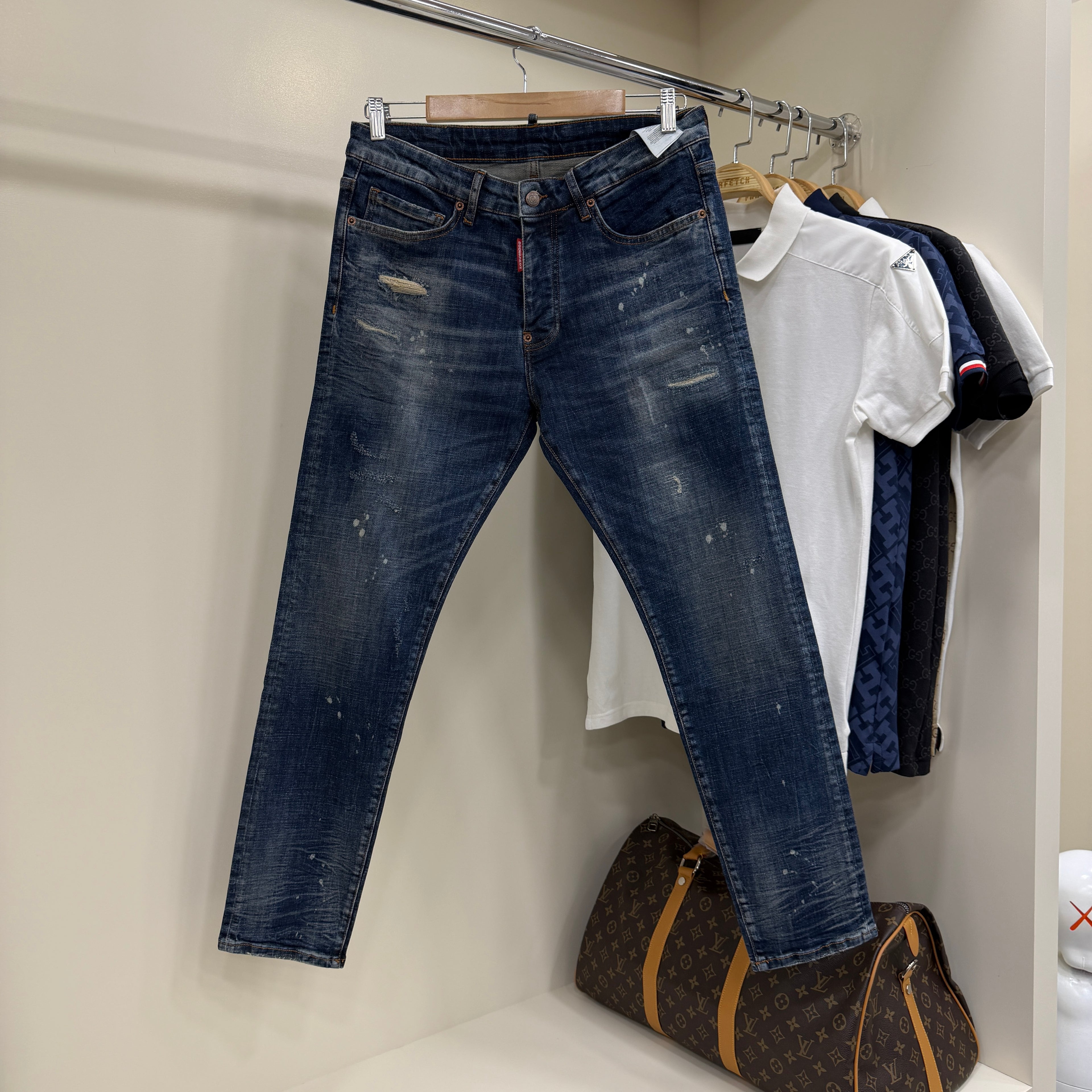Dsquared Mavi  Kot Pantolon