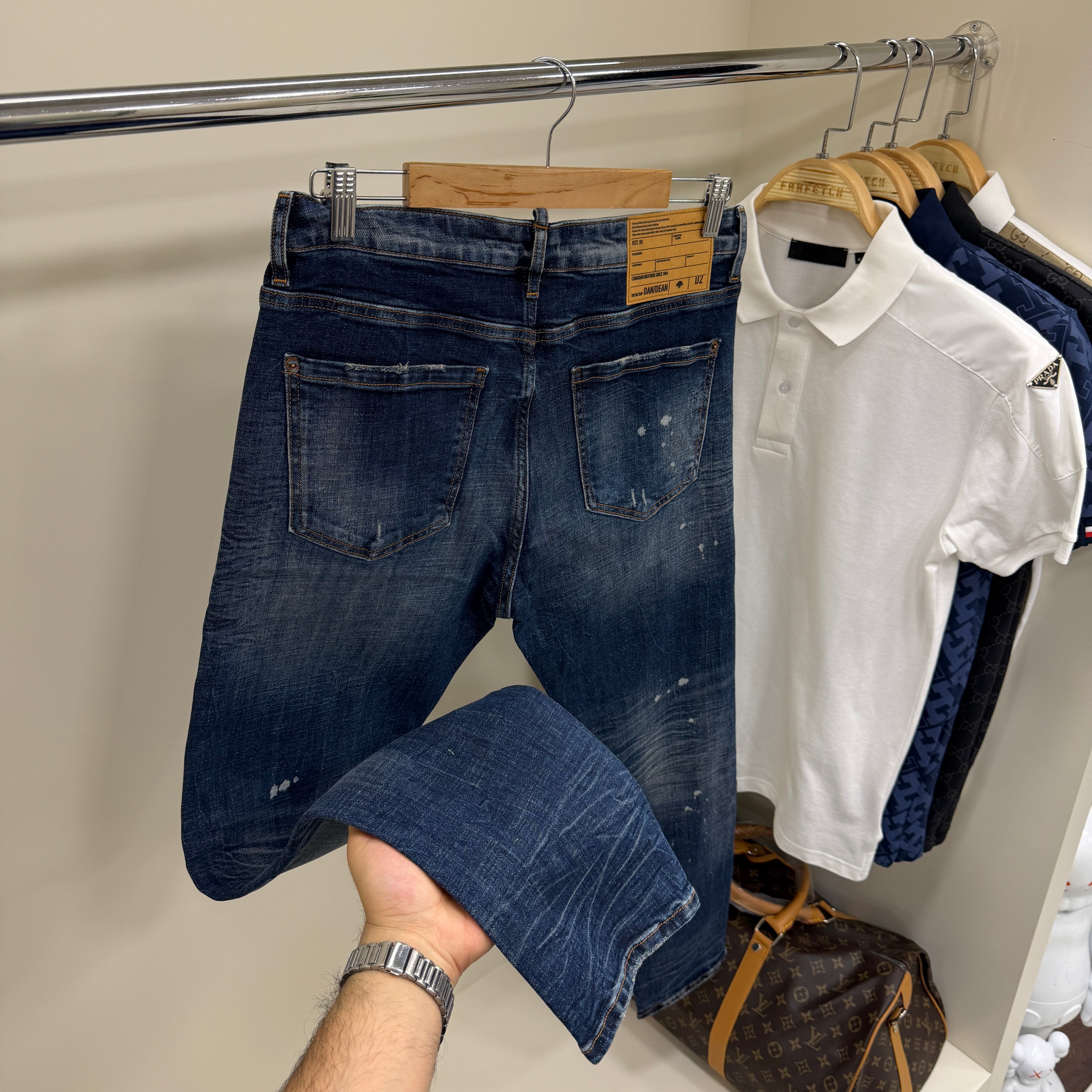 Dsquared Mavi  Kot Pantolon
