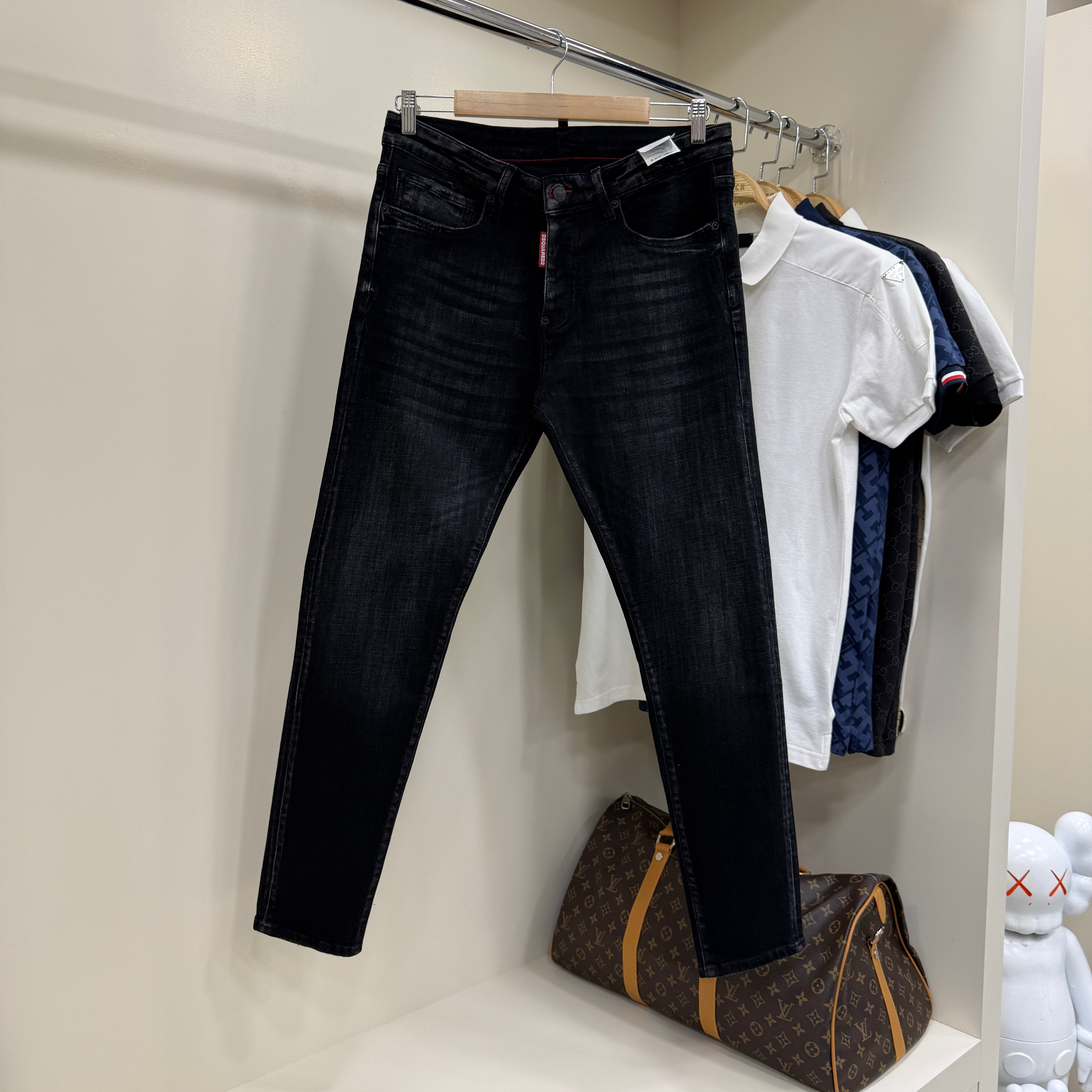 Dsquared  Siyah Kot Pantolon