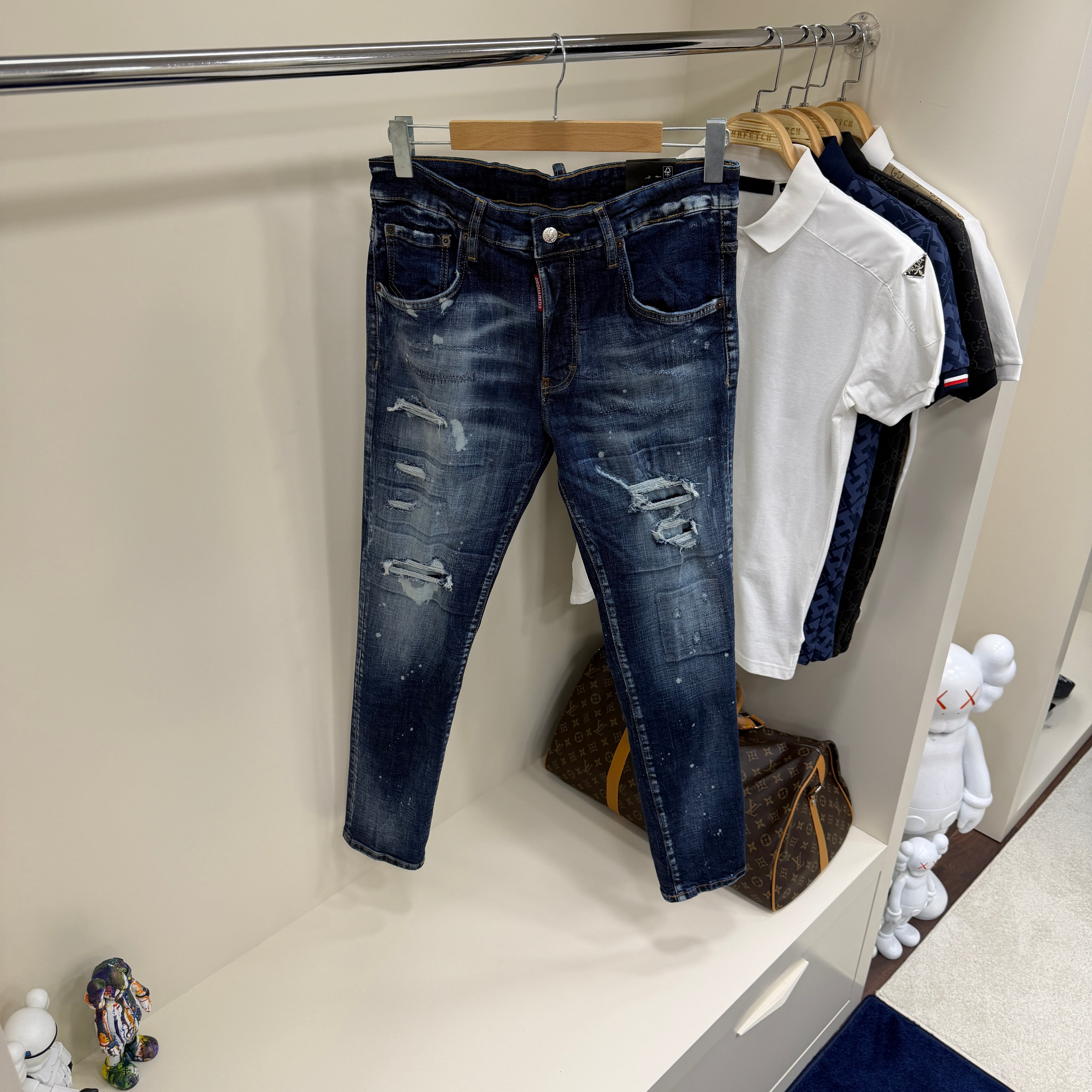 Dsquared Mavi  Kot Pantolon