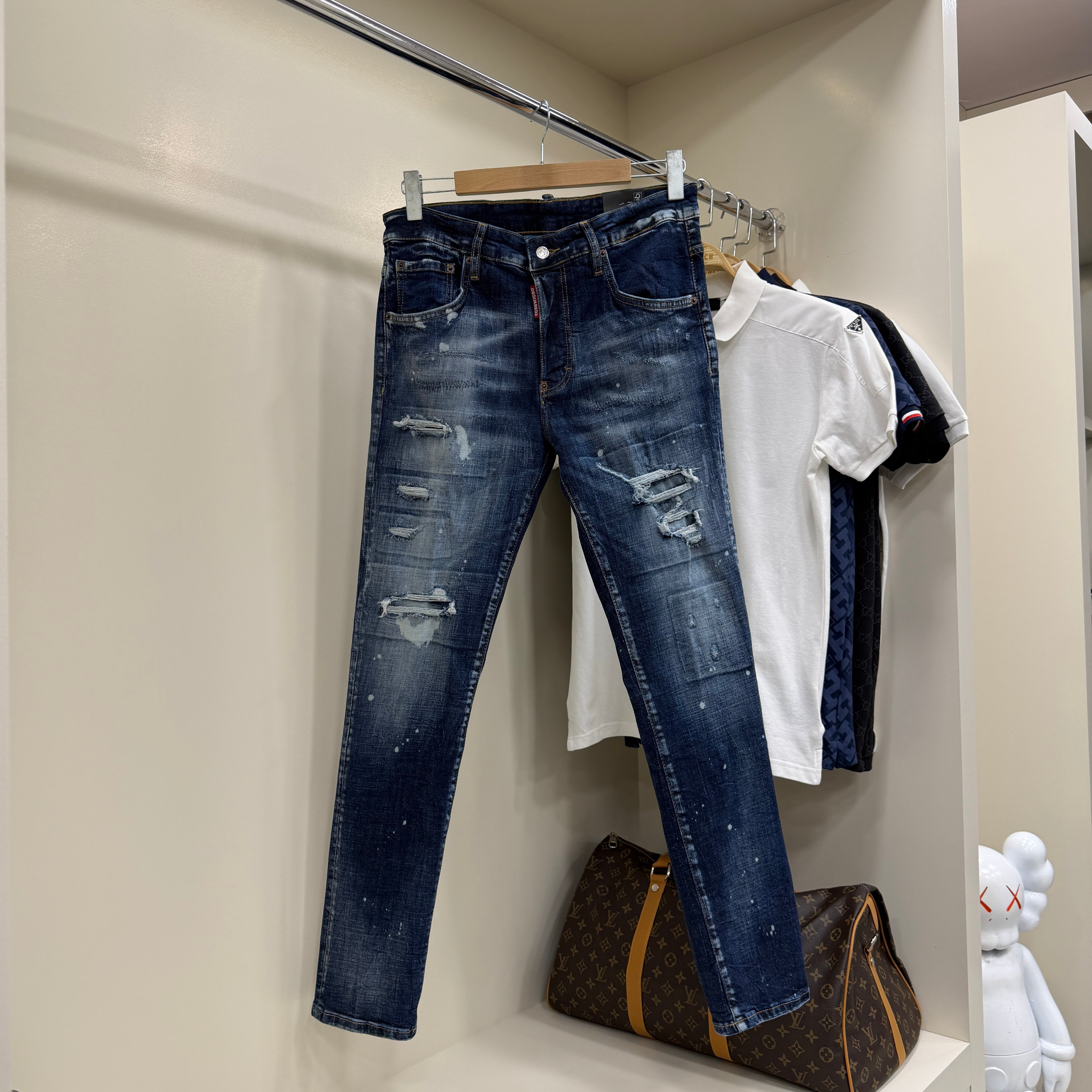 Dsquared Mavi  Kot Pantolon