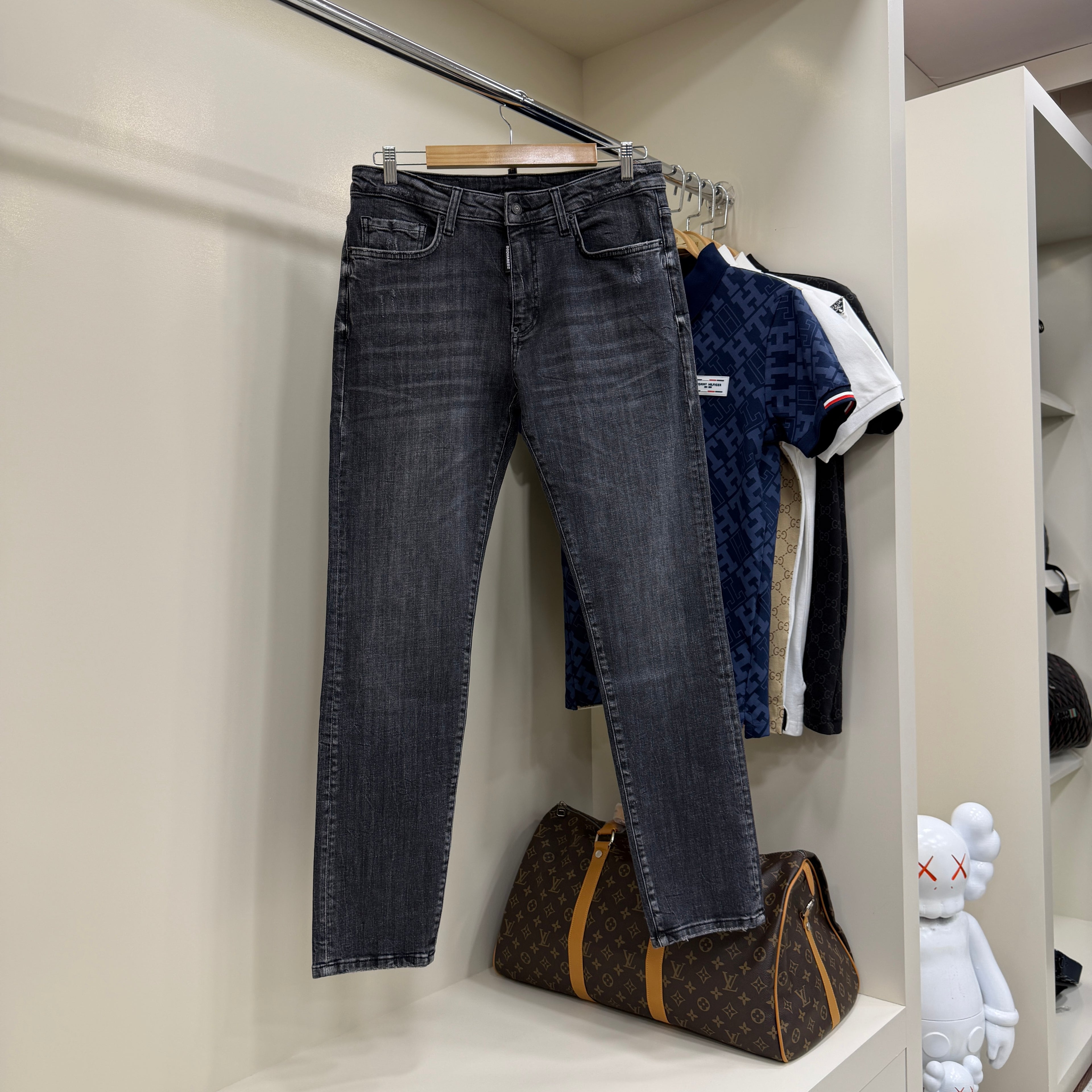 Dsquared Siyah Kot Pantolon