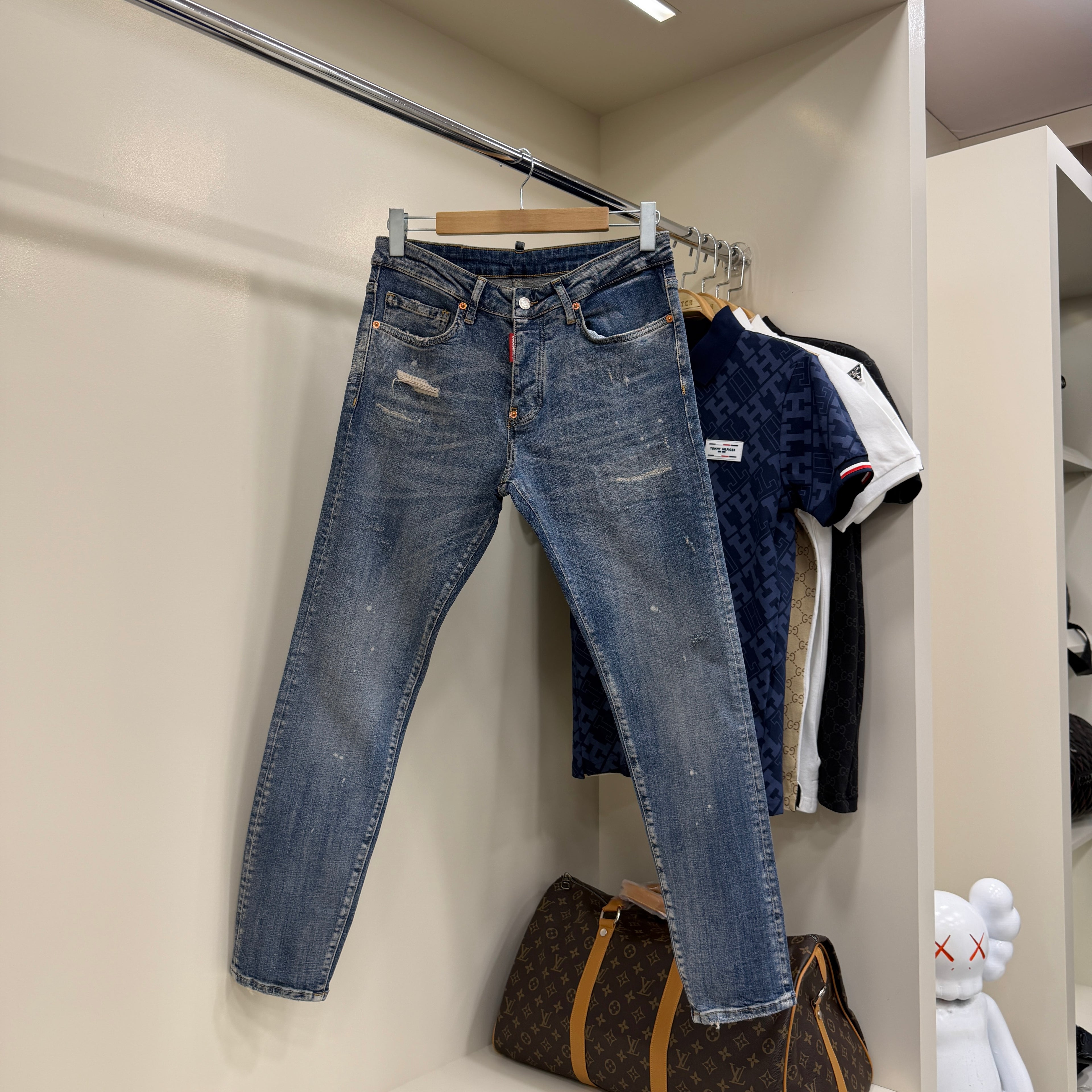 Dsquared Mavi  Kot Pantolon