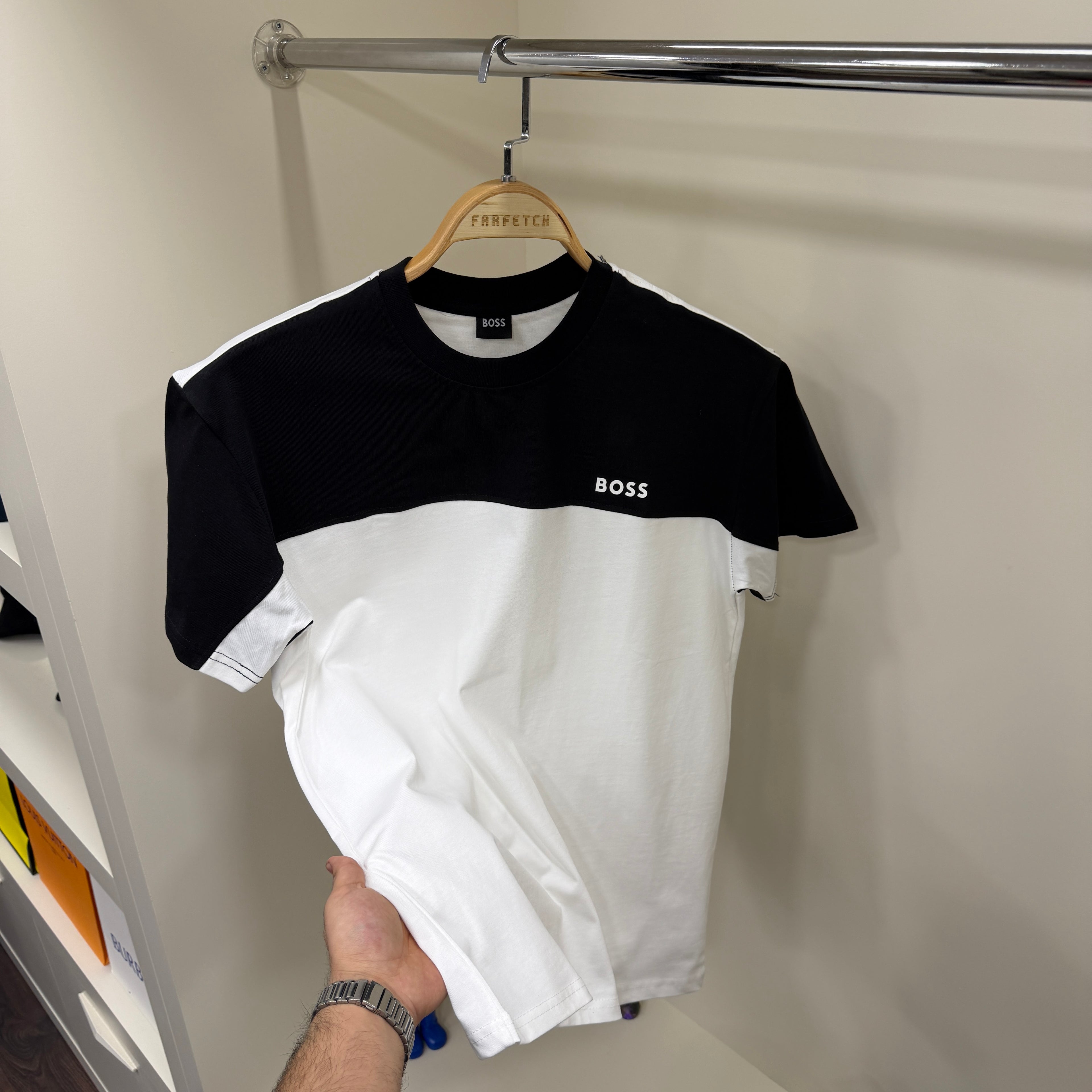 Hugo Boos Beyaz T-Shirt