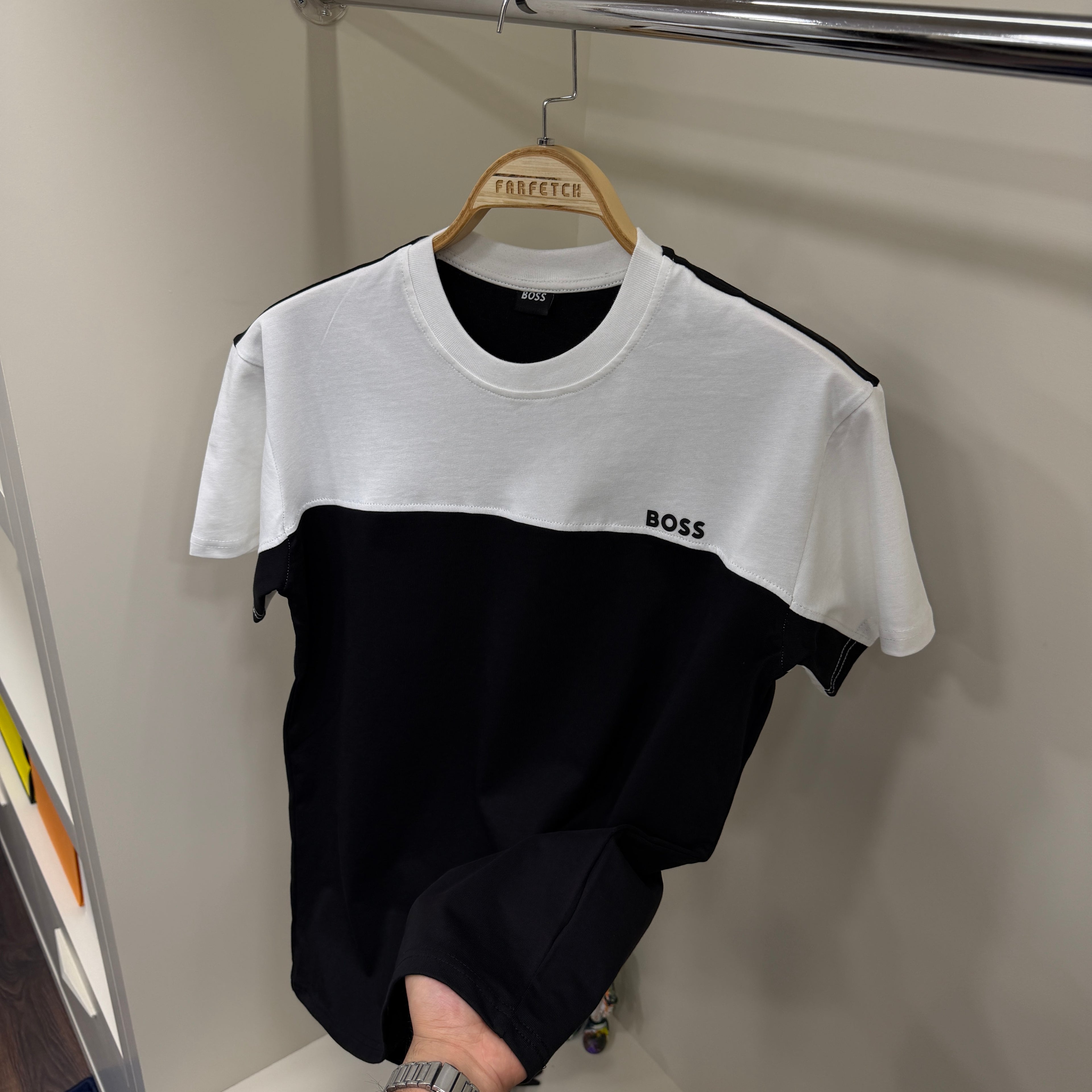 Hugo Boos Siyah T-Shirt