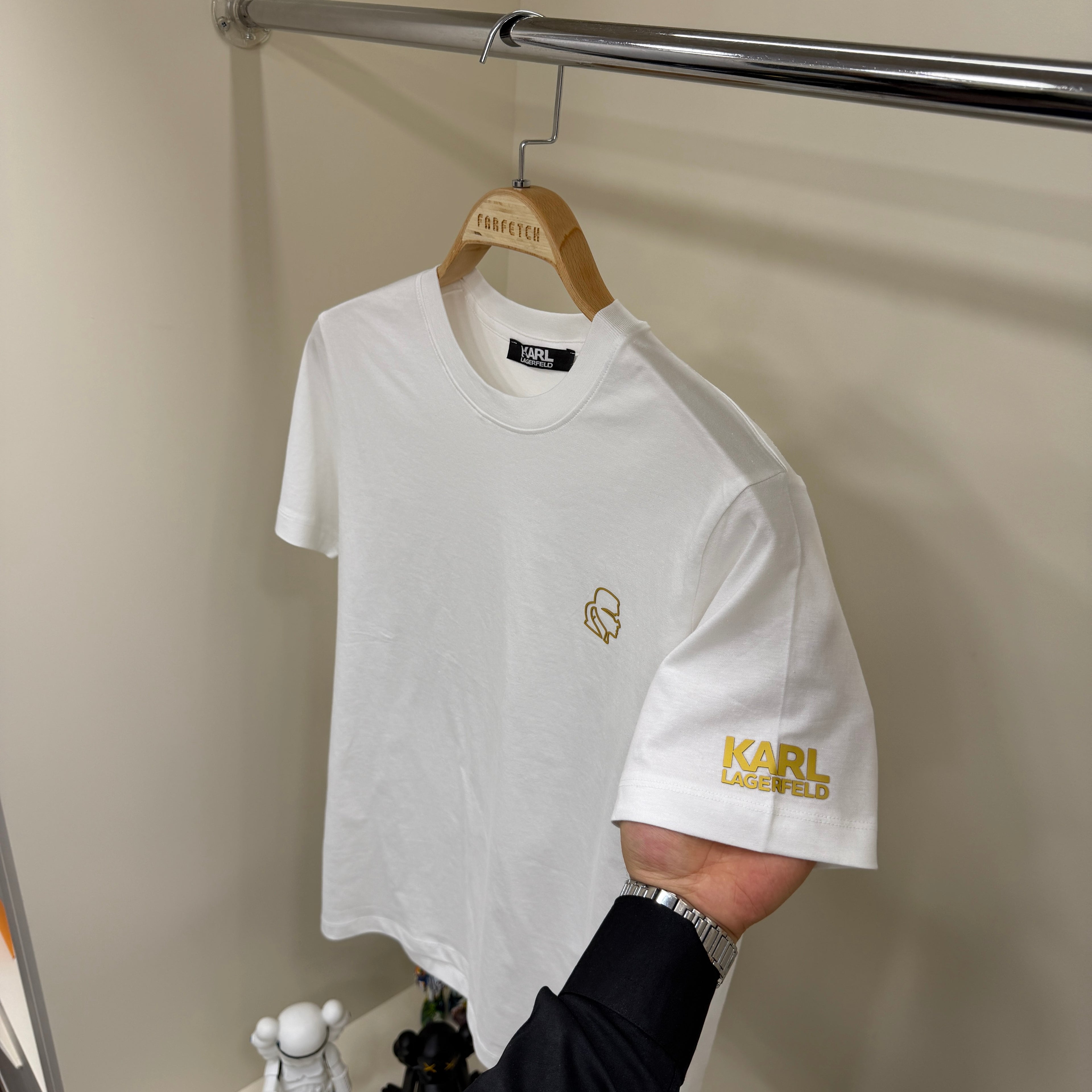 Karl Lagerfeld Beyaz T-Shirt