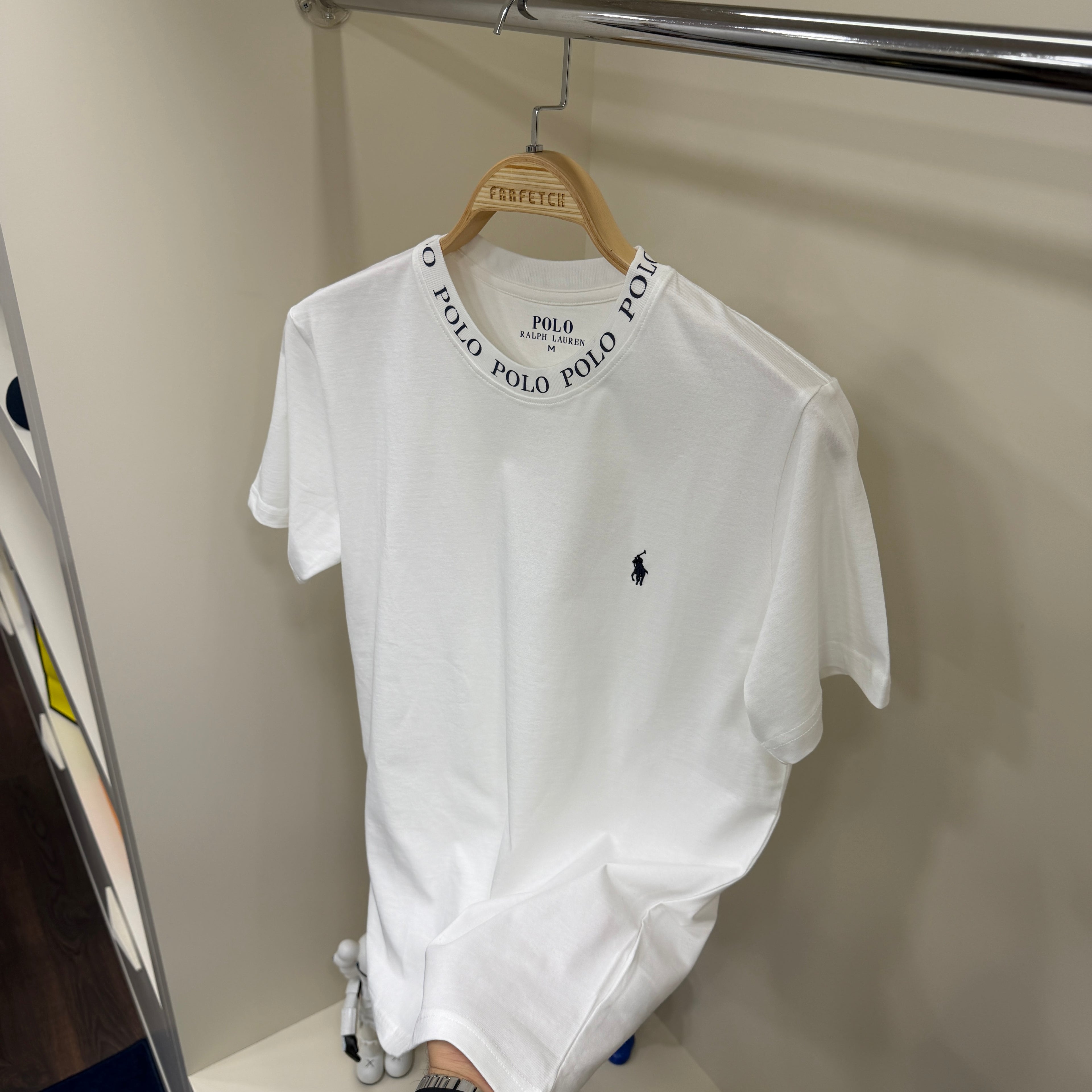 Polo Ralph Lauren Yaka Detay T-Shirt Beyaz