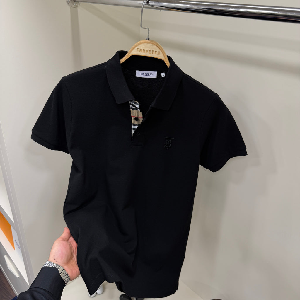 Burberry  Siyah Polo Yaka Tshirt
