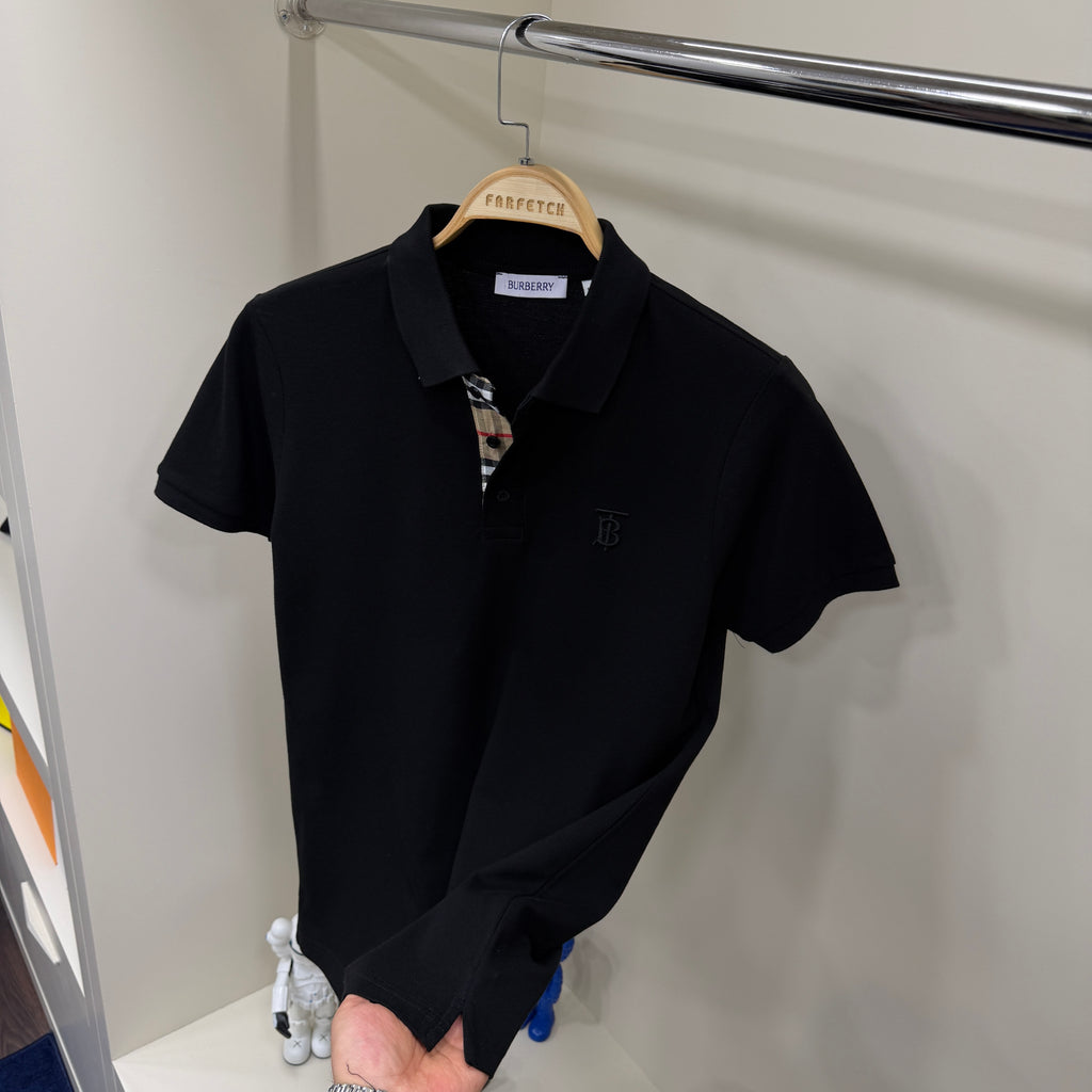 Burberry  Siyah Polo Yaka Tshirt