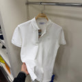 Burberry Beyaz Polo Yaka Tshirt
