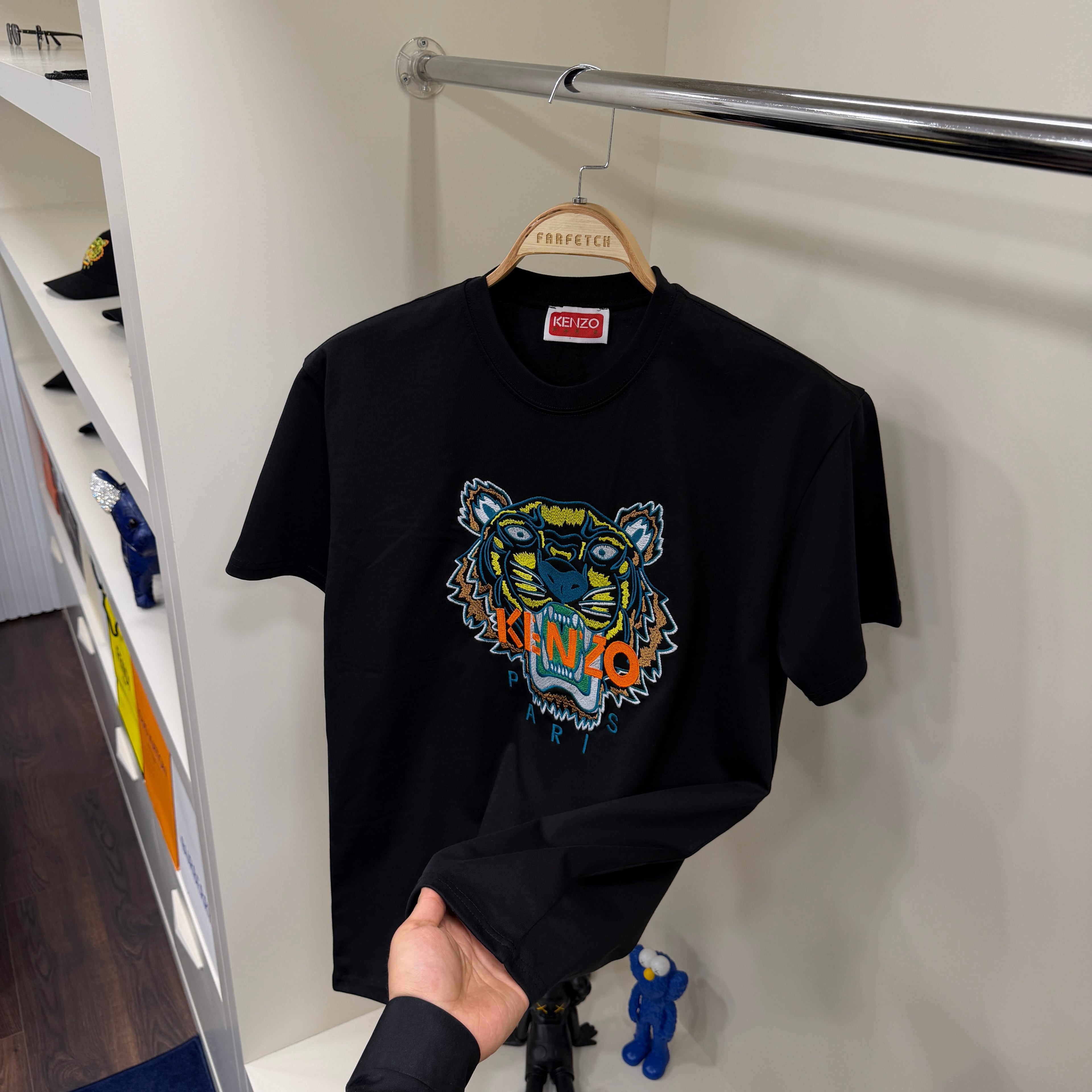 Kenzo Nakış Siyah T-Shirt