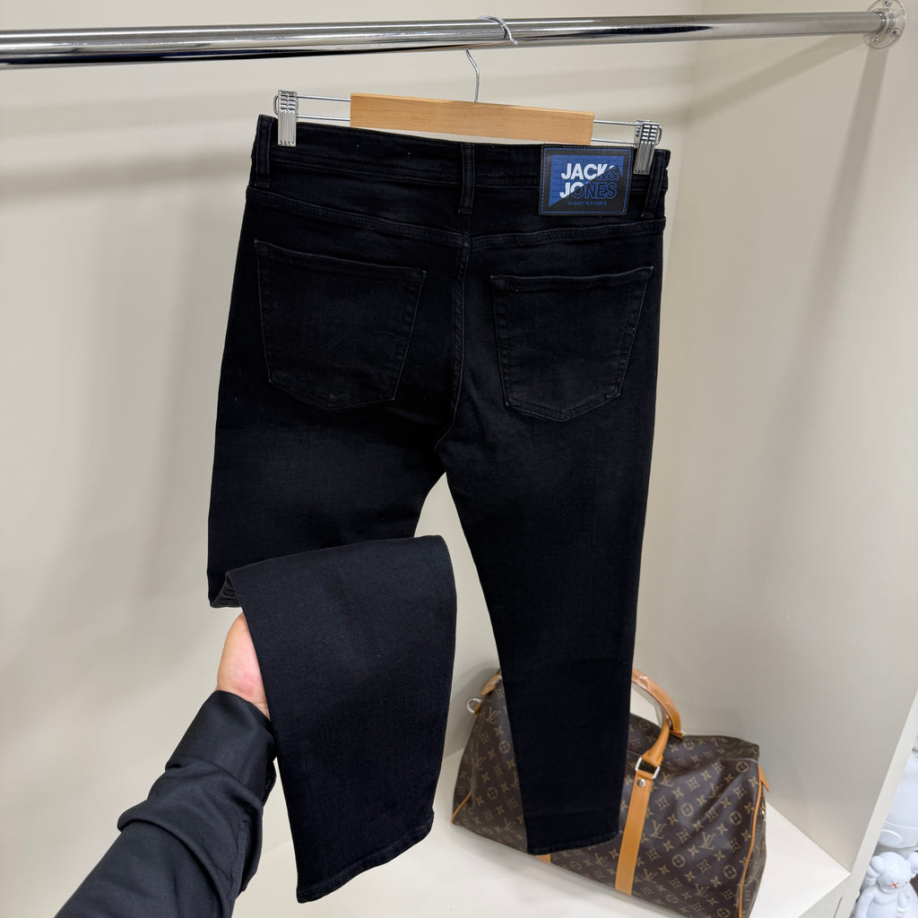 Jack Jones Siyah Kot Pantolon